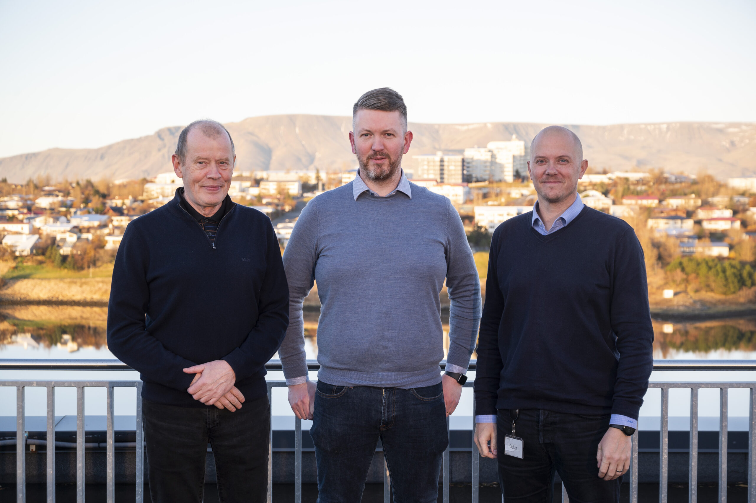 Guðmundur Helgi Þórarinsson, formaður VM, Kristján Þórður Snæbjarnarson, formaður RSÍ og Óskar Hafnfjörð Gunnarsson, formaður MATVÍS.